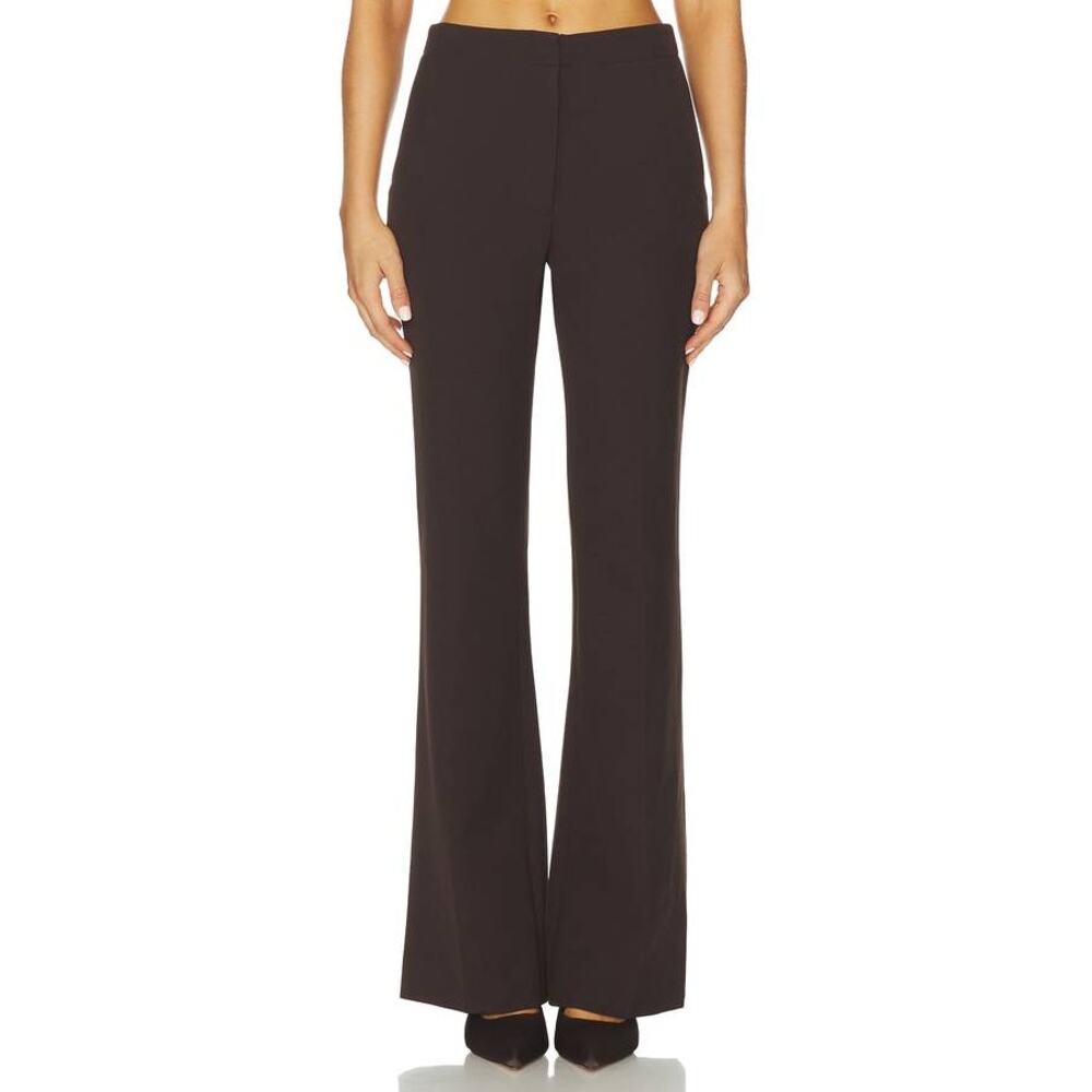 Simkhai Kenna Flare Leg Trouser Pants in Chocolate 8